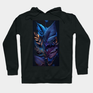 Blue Leaves Hoodie